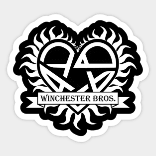 I love the Winchester bros Sticker